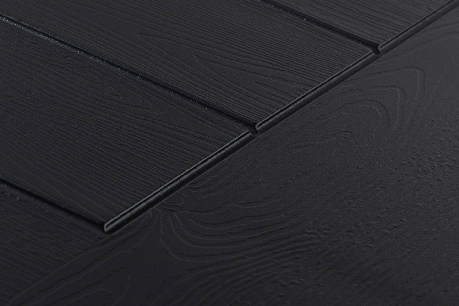 Raven Black composite door finish swatch