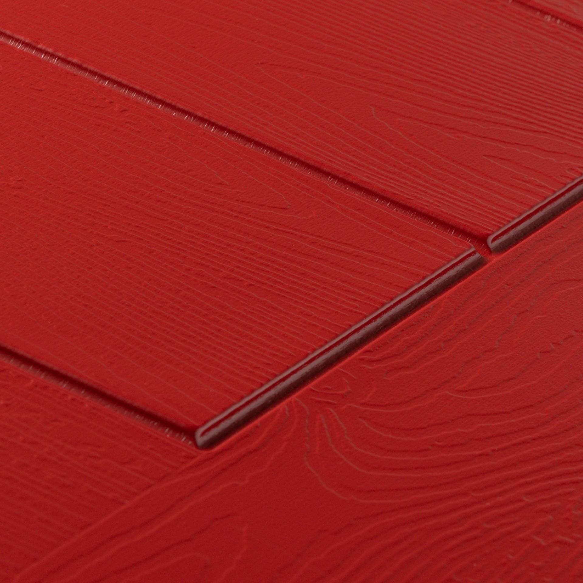 Rich Red composite door finish swatch