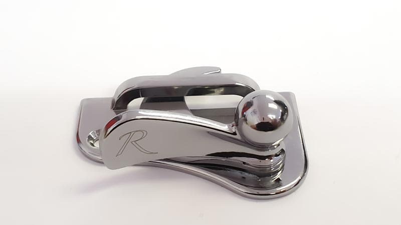 Globe-style sash window lock and furniture, exclusive to Ultimate Rose