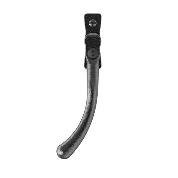 Regency Pear Drop casement handle in Heritage Black